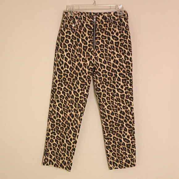 Forever 21 Pants - Forever 21 Leopard Print Jeans